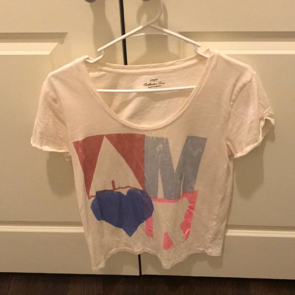 JCrew AMOR Graphic Tee